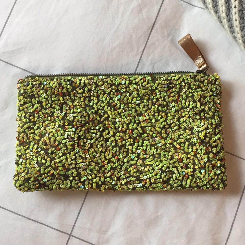 Jasper & Jeera Posy Sequined Clutch